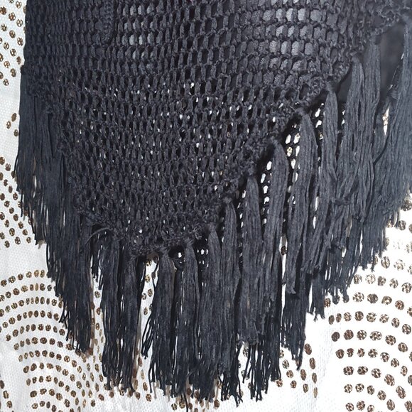 2 piece set Black crochet set skirt & top swim cover set  *NWT* PLZ READ - Picture 4 of 12